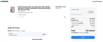 Galaxy Tab S6 Lite com 64GB