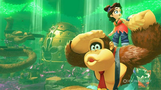 Campanha principal de Donkey Kong Bananza dura entre 15 e 20 horas. Imagem: Nintendo/Reprdução Campanha principal de Donkey Kong Bananza dura entre 15 e 20 horas. Imagem: Nintendo/Reprdução
