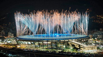 Cerimônia de Abertura dos Jogos Olímpicos do Rio. Imagem: Alex Carvalho/AGI Cerimônia de Abertura dos Jogos Olímpicos do Rio. Imagem: Alex Carvalho/AGI