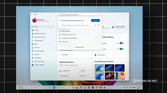 Configurações agora tem aba com inteligência artificial para facilitar a localização de algumas funções. Imagem: Windows Latest/Reprodução