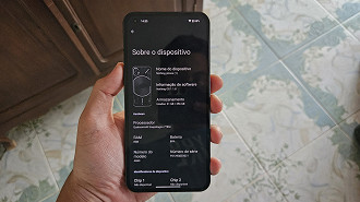 É possível consultar no sistema a versão do Android ou iOS que está usando. Fotógrafo: Rafa Tech É possível consultar no sistema a versão do Android ou iOS que está usando. Fotógrafo: Rafa Tech