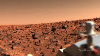 Os EUA lançaram a sonda Viking 2, que entrou na órbita de Marte em 7 de agosto de 1976. Imagem: NASA/Reproduçao