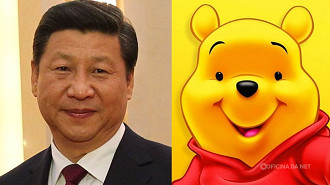Em 2018, Xi Jinping proíbe o filme do Ursinho Pooh na China. Imagem: Reprodução