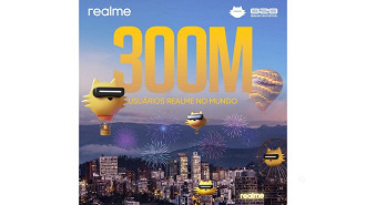 realme foca na geração Z e celebra 300 milhões de usuários ativos no mundo. Imagem: realme/Reprodução