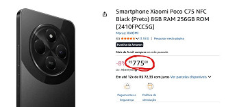 POCO C75 em oferta na Amazon POCO C75 em oferta na Amazon