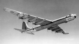 Convair B-36, a maior aeronave a pistão em 1946. Imagem: Reprodução Convair B-36, a maior aeronave a pistão em 1946. Imagem: Reprodução