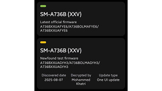 One UI 8 com Android 16 sendo testada no Galaxy A73. Imagem: Sammy Fans/Reprodução One UI 8 com Android 16 sendo testada no Galaxy A73. Imagem: Sammy Fans/Reprodução