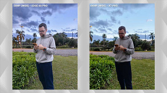 Comparativo de câmeras do Motorola Edge 60 Pro vs POCO X7 Pro