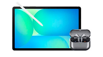 Combo Tab S10 FE+ WiFi 8GB 128GB Cinza + Buds3 Pro Cinza