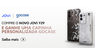 A JOVI está com uma parceria com a Go Case para quem quiser adquirir o Y29 ganhar uma capinha personalizada. A JOVI está com uma parceria com a Go Case para quem quiser adquirir o Y29 ganhar uma capinha personalizada.