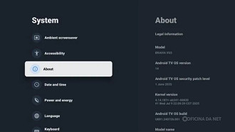 Modelos Sony Bravia que vão receber a atualização para o Android TV 14. Imagem: Android Authority/Reprodução Modelos Sony Bravia que vão receber a atualização para o Android TV 14. Imagem: Android Authority/Reprodução