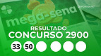Mega-Sena 2900: veja os números sorteados, quem ganhou e quanto levou