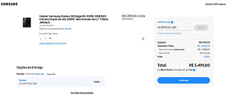 Galaxy S25 Edge 5G de 512GB na cor Titânio JetBlack com 45% de desconto!