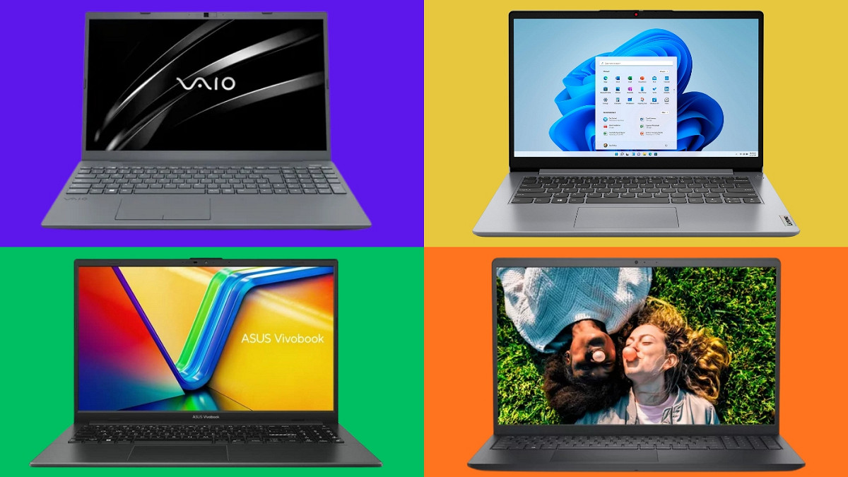 Melhores notebooks para comprar em 2025. Imagem: Oficina da Net