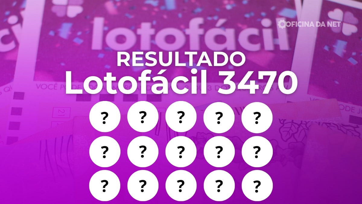 Veja os números sorteados da Lotofácil 3470