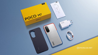 POCO M7. Imagem: POCO/Divulgação