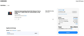 Galaxy Book4 360 com 31% de desconto na Samsung.