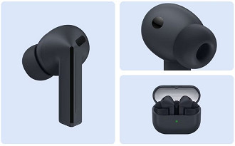 Galaxy Buds3 FE. Imagem: Samsung/Reprodução Galaxy Buds3 FE. Imagem: Samsung/Reprodução