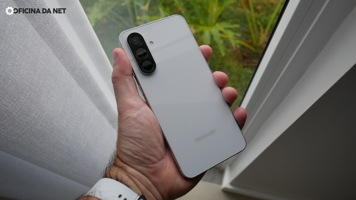 Galaxy A56 - Fonte: Oficina da Net; Fotógrafo: Luís Jähn