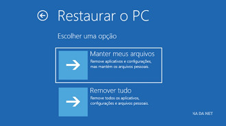 Função Restaurar este PC pode causar mais problemas em PCs que instalaram a atualização de agosto
