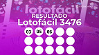 Lotofácil 3476: veja o resultado, ganhadores e próximo sorteio Lotofácil 3476: veja o resultado, ganhadores e próximo sorteio