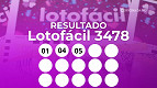 Lotofácil 3478: veja o resultado, ganhadores e próximo sorteio