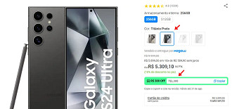 Print que comprova oferta do Galaxy S24 Utra Print que comprova oferta do Galaxy S24 Utra