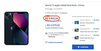 iPhone 13 em oferta no Carrefour iPhone 13 em oferta no Carrefour