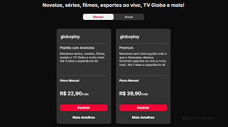 Planos do Globoplay Planos do Globoplay