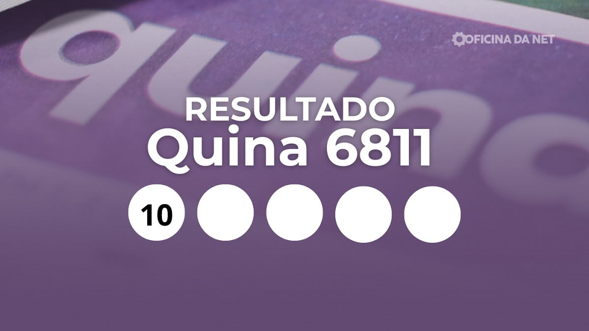 Veja os números sorteados da Quina 6811