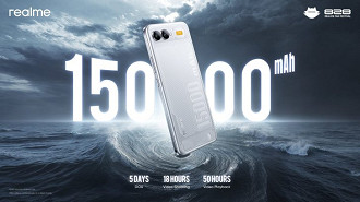 Celular da Realme com bateria de 15.000 mAh Celular da Realme com bateria de 15.000 mAh