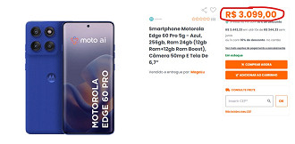 Motorola Edge 60 Pro em oferta no KaBUM! Motorola Edge 60 Pro em oferta no KaBUM!