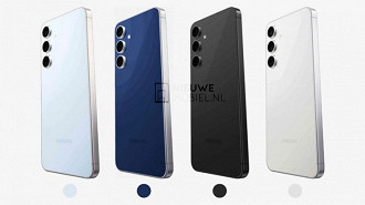 Renderizações do Galaxy S25 FE Renderizações do Galaxy S25 FE