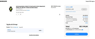 Galaxy Watch7 Bluetooth 44mm com 59% de desconto na Samsung Galaxy Watch7 Bluetooth 44mm com 59% de desconto na Samsung