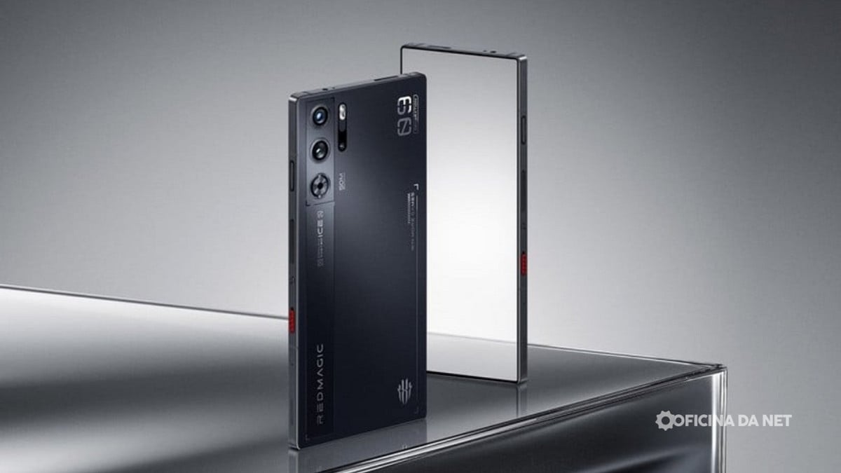 Red Magic 10 Pro é o celular mais poderoso do mundo. Imagem: Oficina da Net