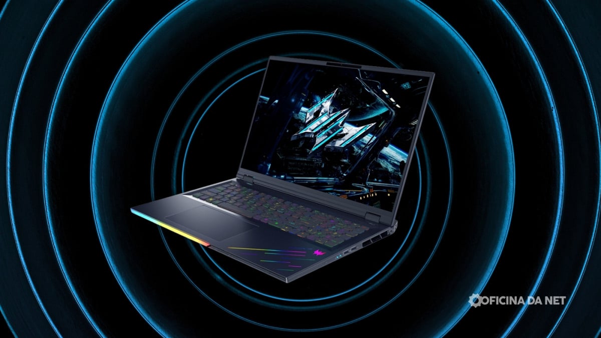 Acer lança no Brasil o notebook Predator Helios 18P AI com até 192 GB de RAM
