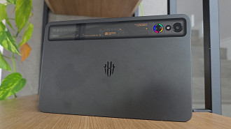 Tablets não são muito focados em qualidade de câmera, quanto mais um dispositivo classificado como produto gamer. Tablets não são muito focados em qualidade de câmera, quanto mais um dispositivo classificado como produto gamer.