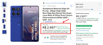 Motorola Edge 60 Pro está com preço incrível agora