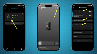 Funções de desativar avisos sonoros, desligamento automático e atualização de firmware do speaker Funções de desativar avisos sonoros, desligamento automático e atualização de firmware do speaker