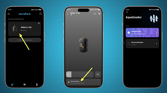 O usuário pode modificar a forma como o áudio será reproduzido na Soundcore Select 4 Go. O usuário pode modificar a forma como o áudio será reproduzido na Soundcore Select 4 Go.