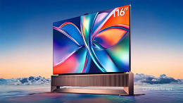 Hisense lança TV de 116 polegadas, a maior do Brasil; veja o preço Hisense lança TV de 116 polegadas, a maior do Brasil; veja o preço