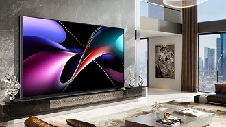 Hisense lança TV de 116 polegadas, a maior do Brasil Hisense lança TV de 116 polegadas, a maior do Brasil