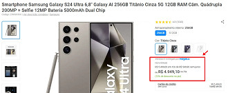 Galaxy S24 Ultra está com preço incrível no Magalu!