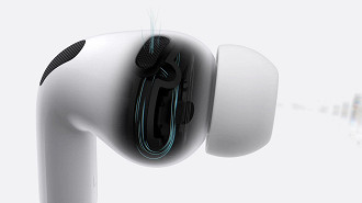 AirPods 3. Imagem: Apple/Reprodução AirPods 3. Imagem: Apple/Reprodução