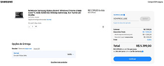 Galaxy Book4 com 26% de desconto direto na loja oficial da Samsung. Galaxy Book4 com 26% de desconto direto na loja oficial da Samsung.