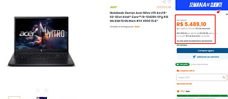 Notebook Acer Nitro V15 Notebook Acer Nitro V15