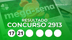 Mega-Sena 2913: veja os números sorteados