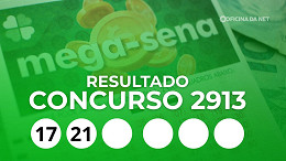 Mega-Sena 2913: veja os números sorteados