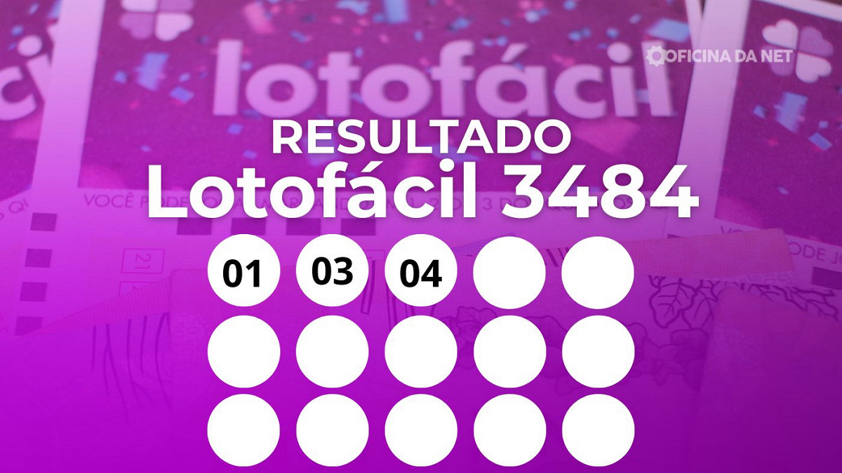 Veja os números sorteados da Lotofácil 3483