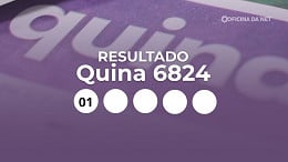 Quina de hoje: veja o resultado do sorteio 6824 desta quinta (11/09)